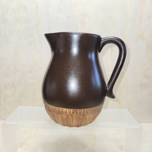 Tender Heart Treasures 1999 Brown Jug Pitcher Dishwasher Freezer Microware Oven - Picture 1 of 13